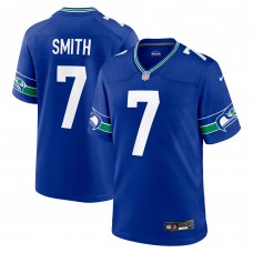 Игровая джерси Geno Smith Seattle Seahawks Nike Throwback - Royal