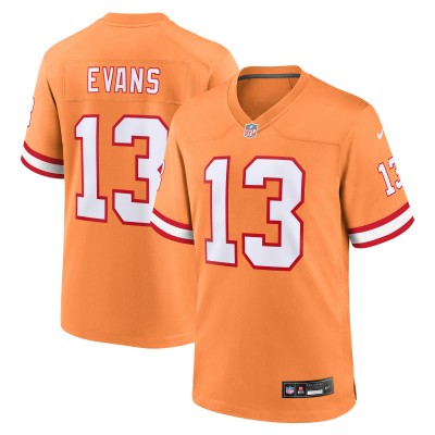 Игровая джерси Mike Evans Tampa Bay Buccaneers Nike Throwback Game - Orange