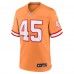 Игровая джерси Devin White Tampa Bay Buccaneers Nike Throwback - Orange