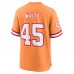 Игровая джерси Devin White Tampa Bay Buccaneers Nike Throwback - Orange