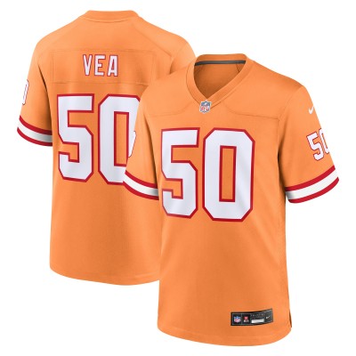 Игровая джерси Vita Vea Tampa Bay Buccaneers Nike Throwback - Orange