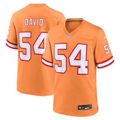 Игровая джерси Lavonte David Tampa Bay Buccaneers Nike Throwback - Orange