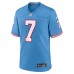 Игровая джерси Malik Willis Tennessee Titans Nike Oilers Throwback Alternate - Light Blue
