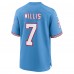 Игровая джерси Malik Willis Tennessee Titans Nike Oilers Throwback Alternate - Light Blue