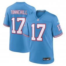 Игровая джерси Ryan Tannehill Tennessee Titans Nike Oilers Throwback Alternate - Light Blue