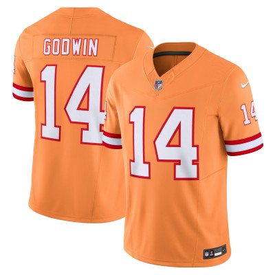 Джерси Chris Godwin Tampa Bay Buccaneers Nike Throwback Vapor F.U.S.E. Limited - Orange