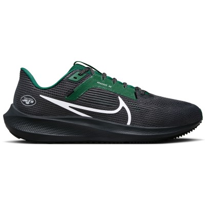 New York Jets Nike Unisex Zoom Pegasus 40 Running Shoe - Anthracite