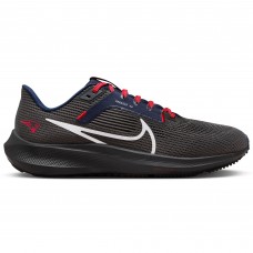 New England Patriots Nike Unisex Zoom Pegasus 40 Running Shoe - Anthracite