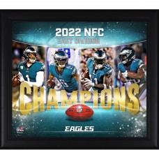 Philadelphia Eagles Fanatics Authentic 2022 NFC East Division Champions 15 x 17 Collage