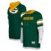 Футболка с длинным рукавом с капюшоном Green Bay Packers New Era Current Day - Green