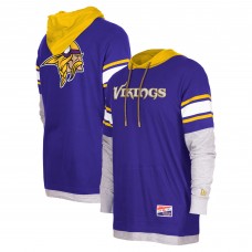Футболка с длинным рукавом и капюшоном Minnesota Vikings New Era Current Day - Purple