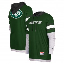 Лонгслив с капюшоном New York Jets New Era Current Day - Green