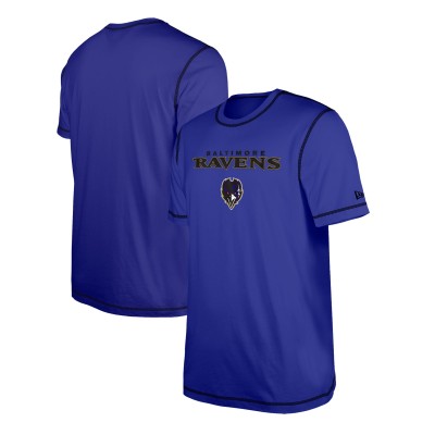 Футболка Baltimore Ravens New Era Third Down Puff Print - Purple