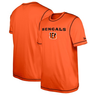 Футболка Cincinnati Bengals New Era Third Down Puff Print - Orange