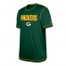 Футболка Green Bay Packers New Era Green Third Down Puff Print