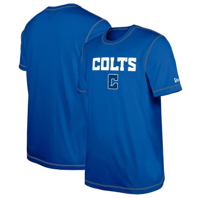 Футболка Indianapolis Colts New Era Third Down Puff Print - Royal