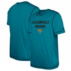 Футболка Jacksonville Jaguars New Era Third Down Puff Print - Teal