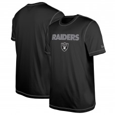 Футболка Las Vegas Raiders New Era Third Down Puff Print - Black