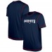 Футболка New England Patriots New Era Third Down Puff Print - Navy