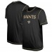 Футболка New Orleans Saints New Era Third Down Puff Print - Black