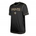 Футболка New Orleans Saints New Era Third Down Puff Print - Black