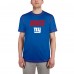 Футболка New York Giants New Era Third Down Puff Print - Royal