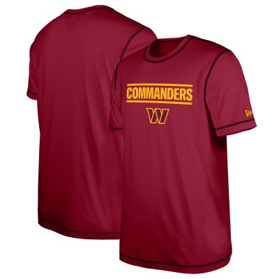 Футболка Washington Commanders New Era Third Down Puff Print - Burgundy