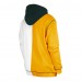 Толстовка Green Bay Packers New Era Gold/White Third Down Split Raglan