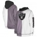 Толстовка Las Vegas Raiders New Era Third Down Split Raglan - Silver/White