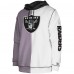 Толстовка Las Vegas Raiders New Era Third Down Split Raglan - Silver/White