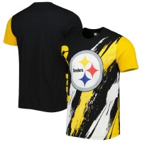 Pittsburgh Steelers Starter Black Extreme Defender T-Shirt