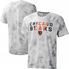 Chicago Bears MSX by Michael Strahan Resolution Tie-Dye Raglan T-Shirt - Gray