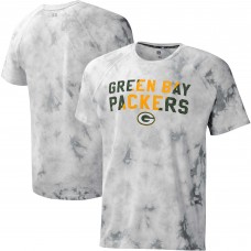 Галстук Футболка Green Bay Packers MSX by Michael Strahan Resolution-Dye Raglan - Gray