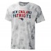 Галстук Футболка New England Patriots MSX by Michael Strahan Resolution-Dye Raglan - Gray