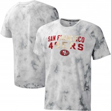 Футболка San Francisco 49ers MSX by Michael Strahan Resolution Tie-Dye Raglan - Gray
