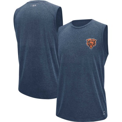 Футболка Chicago Bears MSX by Michael Strahan Warm Up - Navy
