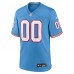 Именная игровая джерси Tennessee Titans Nike Oilers Throwback - Light Blue