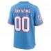 Именная игровая джерси Tennessee Titans Nike Oilers Throwback - Light Blue