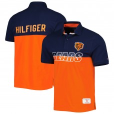 Поло Chicago Bears Tommy Hilfiger Color Block - Orange/Navy