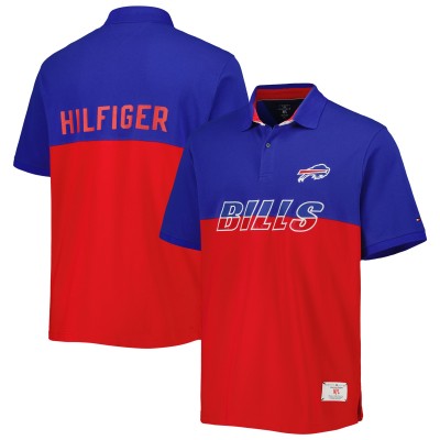 Buffalo Bills Tommy Hilfiger Red/Royal Color Block Polo