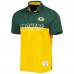 Поло Green Bay Packers Tommy Hilfiger Color Block - Gold/Green