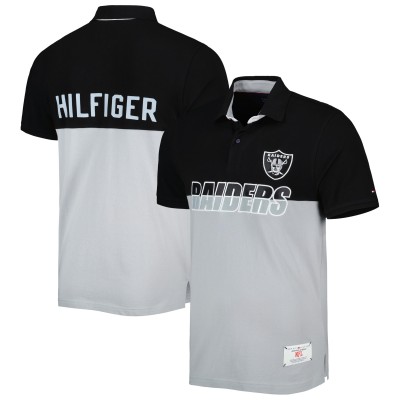 Поло Las Vegas Raiders Tommy Hilfiger Color Block - Silver/Black