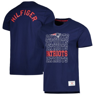 New England Patriots Tommy Hilfiger Navy Liam T-Shirt
