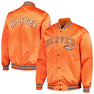 Куртка Denver Broncos Tommy Hilfiger Elliot Varsity Full-Snap - Orange