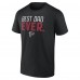 Футболка Atlanta Falcons Best Dad Ever Team - Black