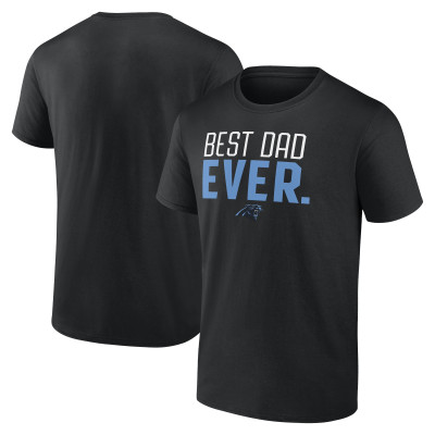 Футболка Carolina Panthers Black Best Dad Ever Team