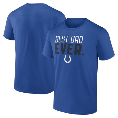 Indianapolis Colts Royal Best Dad Ever Team T-Shirt
