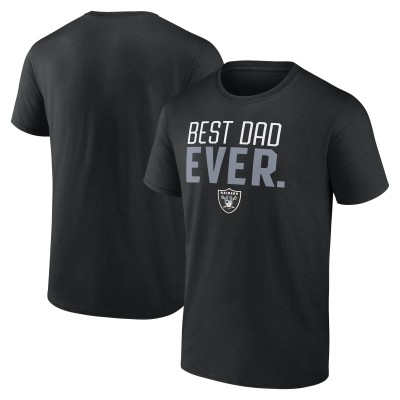 Футболка Las Vegas Raiders Best Dad Ever Team - Black