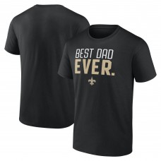 Футболка New Orleans Saints Best Dad Ever Team - Black