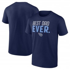 Футболка Tennessee Titans Best Dad Ever Team - Navy